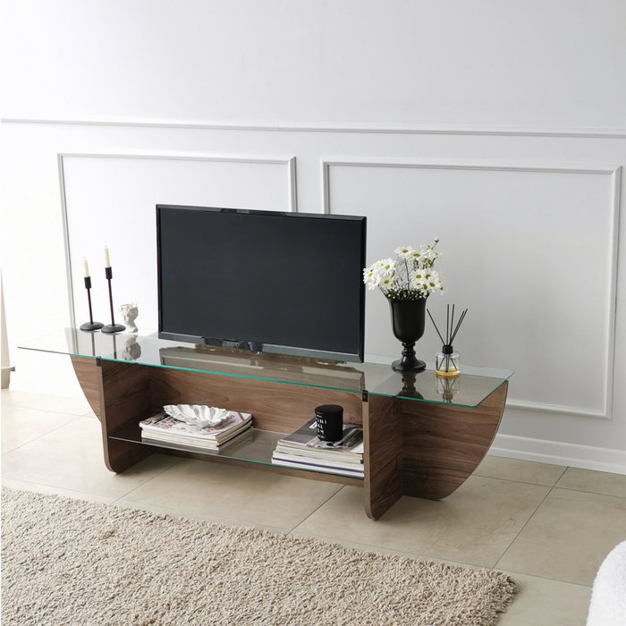 Hanah Home Lily TV - Nogal Hanah Home Lily TV - Nogal